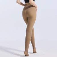 VRCÔMFY Fleece-Lined Leggings for Women - Winter Warm Thick Tights & Opaque Pantyhose