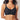 VRCÔMFY black wireless bra with sculpted scalloped neckline and lace-inspired texture | Elegant minimalist design offering ergonomic embrace and sophisticated daily luxury