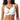 White wireless seamless bra with soft molded cups for women