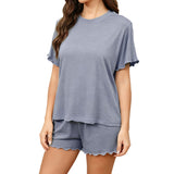 VRCÔMFY Women’s New Zealand Merino Wool Pajama Set