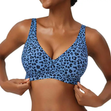 VRCÔMFY Vivid Bloom V-Neck Wireless Bra - Comfort & Lift for Women (VB)