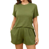 VRCÔMFY Women’s New Zealand Merino Wool Pajama Set