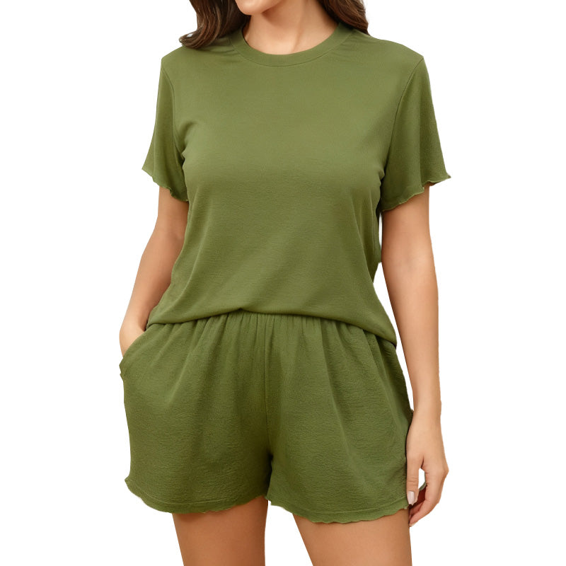 VRCÔMFY Women’s New Zealand Merino Wool Pajama Set