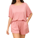 VRCÔMFY Women’s New Zealand Merino Wool Pajama Set