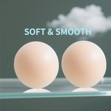 VRCÔMFY ultra-soft and smooth nipple covers in natural skin tone with seamless edge design | Hypoallergenic medical-grade silicone for invisible, comfortable wear and discreet coverage