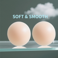 VRCÔMFY ultra-soft and smooth nipple covers in natural skin tone with seamless edge design | Hypoallergenic medical-grade silicone for invisible, comfortable wear and discreet coverage