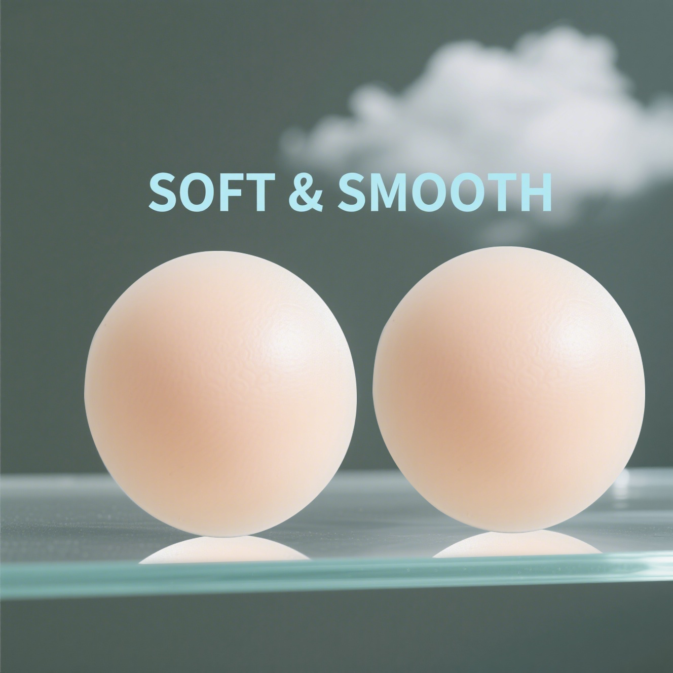 VRCÔMFY ultra-soft and smooth nipple covers in natural skin tone with seamless edge design | Hypoallergenic medical-grade silicone for invisible, comfortable wear and discreet coverage