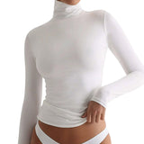 VRCÔMFY Turtleneck Top: Slim, Form-Fitting for Effortless Chic