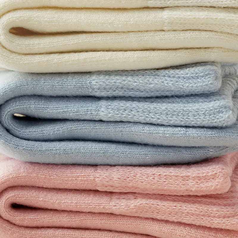 VRCÔMFY Fleece-Lined Warm Knit Mid-Calf Socks – 5-Pack