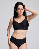VRCÔMFY Women Wirefree Bras Full Coverage No Underwire Everyday Bras（OZB)