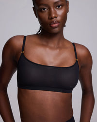 VRCÔMFY Sheer Mesh Wireless Bra | Lightweight Unlined Bralette