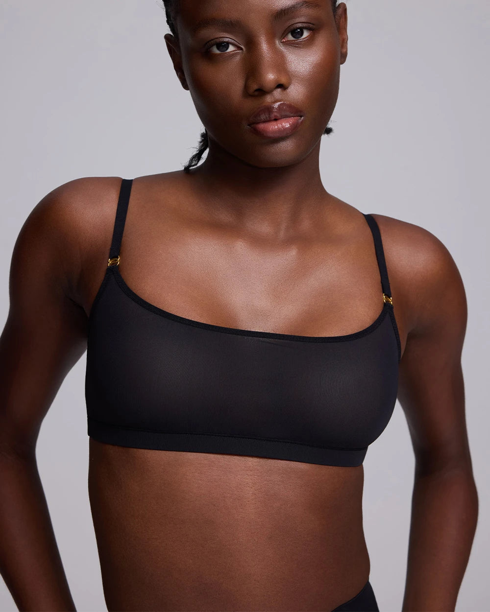 VRCÔMFY Sheer Mesh Wireless Bra | Lightweight Unlined Bralette