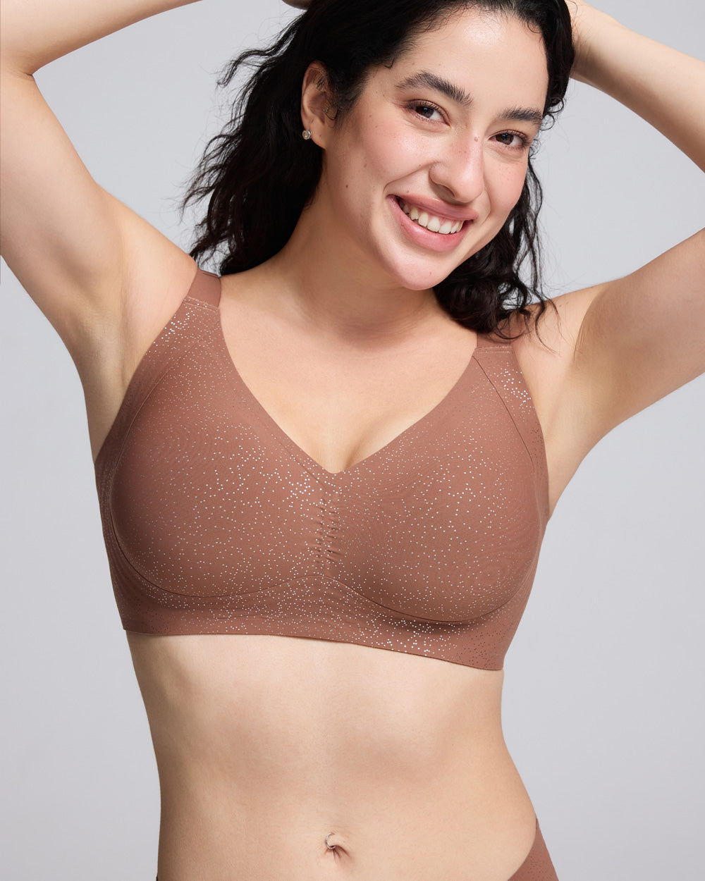 VRCÔMFY Women Wirefree Bras Full Coverage No Underwire Everyday Bras（OZB)