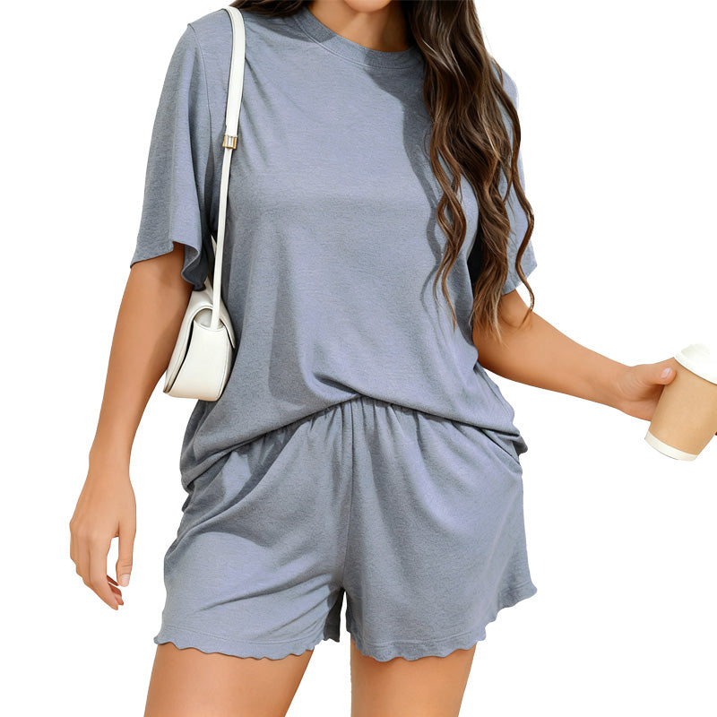 VRCÔMFY Women’s New Zealand Merino Wool Pajama Set