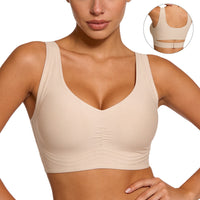 VRCÔMFY Ultra-Comfort Seamless Wireless Bra for Everyday Wear