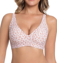 VRCÔMFY Vivid Bloom V-Neck Wireless Bra - Comfort & Lift for Women (VB)