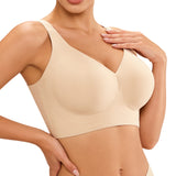 VRCÔMFY JellyLift™ Seamless Wireless Bra – 360° Support for Plus Size（KTB）