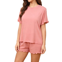 VRCÔMFY Women’s New Zealand Merino Wool Pajama Set