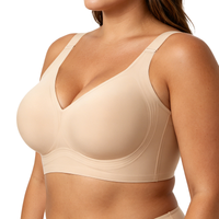 VRCÔMFY JellyLift™ Seamless Wireless Bra – 360° Support for Plus Size（KTB）