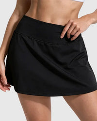 VRCÔMFY Women's High-Waisted Tennis Skorts with Pockets