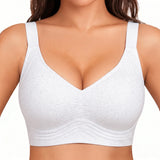 VRCÔMFY Women Wirefree Bras Full Coverage No Underwire Everyday Bras（OZB)