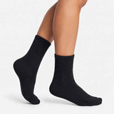 VRCÔMFY Fleece-Lined Warm Knit Mid-Calf Socks – 5-Pack
