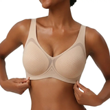 VRCÔMFY AirEase™ Deep V Wireless Bralette – Ultra-Breathable Everyday Comfort