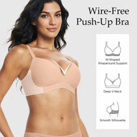 VRCÔMFY Push Up Soft Wireless Everyday Bra