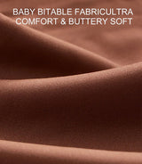 VRCOMFY Buttery Soft Underwear Fabric - Taupe Brown Baby Bitable Ultra Comfort Bra Material Texture
