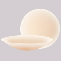 VRCOMFY Beige Silicone Nipple Covers - Reusable Invisible Breast Petals