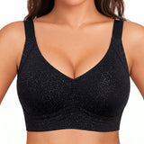 VRCÔMFY Women Wirefree Bras Full Coverage No Underwire Everyday Bras（OZB)