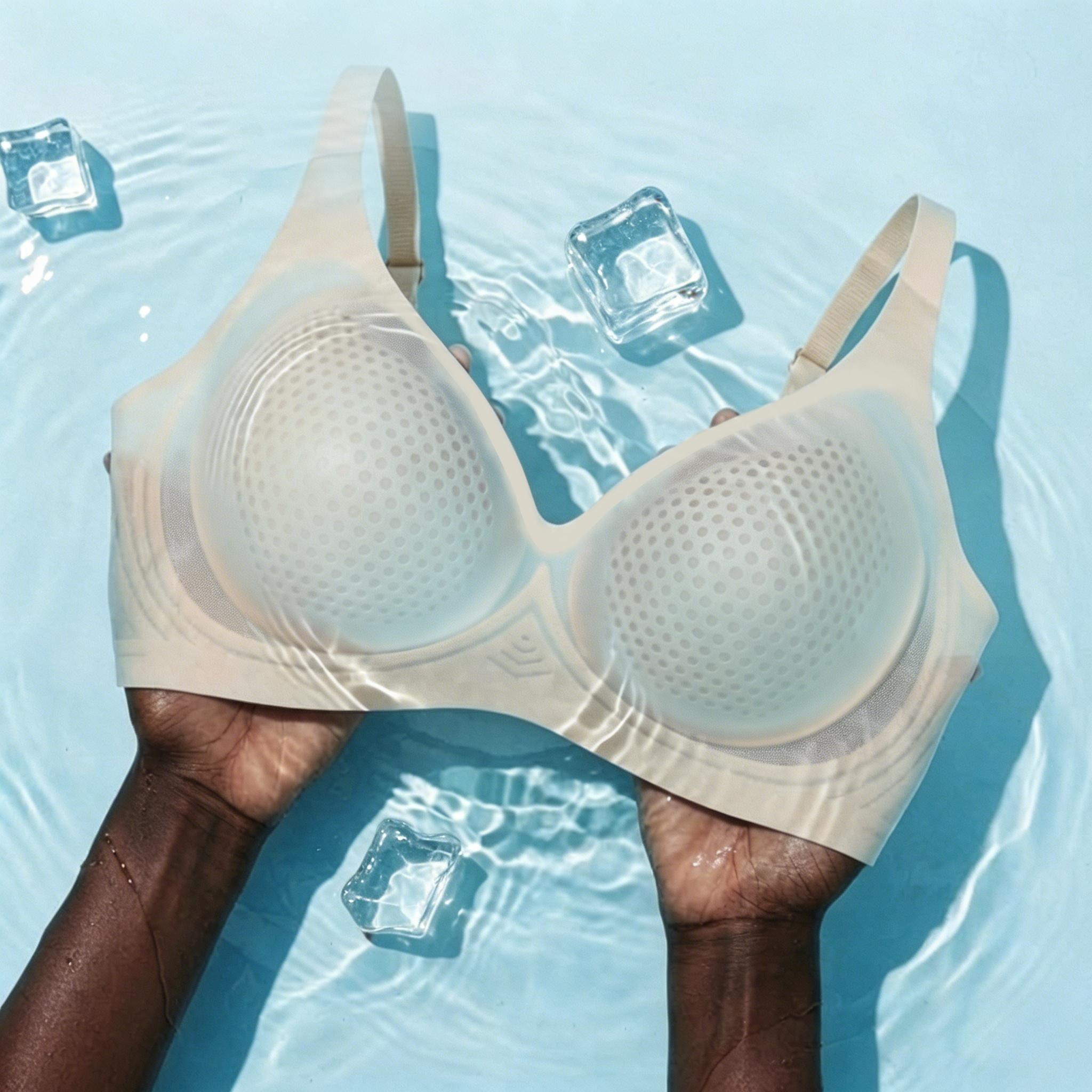 VRCÔMFY AirEase™ Deep V Wireless Bralette – Ultra-Breathable Everyday Comfort