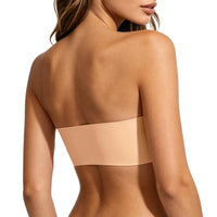VRCÔMFY Strapless Seamless Bandeau Bra – Wireless, Non-Slip Comfort(BH)