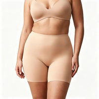 Beige shapewear on a white background