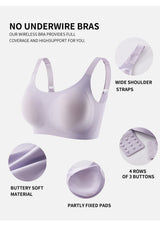 VRCÔMFY Ultra Breathable Wireless Bra for Women with Lift & Comfort(MB)