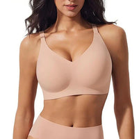 VRCÔMFY Twilight Bloom Wireless Bra - Comfort & Lift for Women (TB)