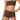 Brown strapless top and shorts set on a white background