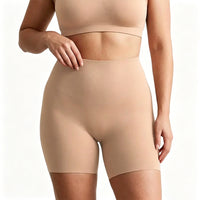 Beige shapewear on a white background