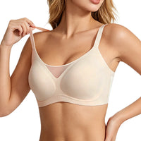 VRCÔMFY Jelly Wireless Bras for Women Seamless Mesh Bralette