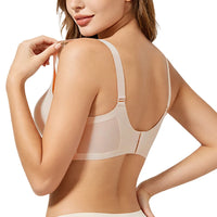 VRCÔMFY Jelly Wireless Bras for Women Seamless Mesh Bralette