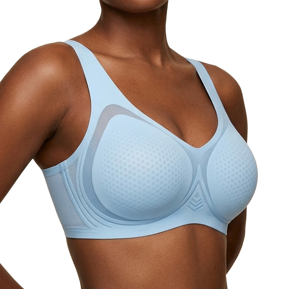 VRCÔMFY AirEase™ Deep V Wireless Bralette – Ultra-Breathable Everyday Comfort